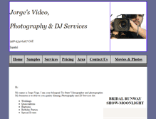 Tablet Screenshot of jorgesvideo.com